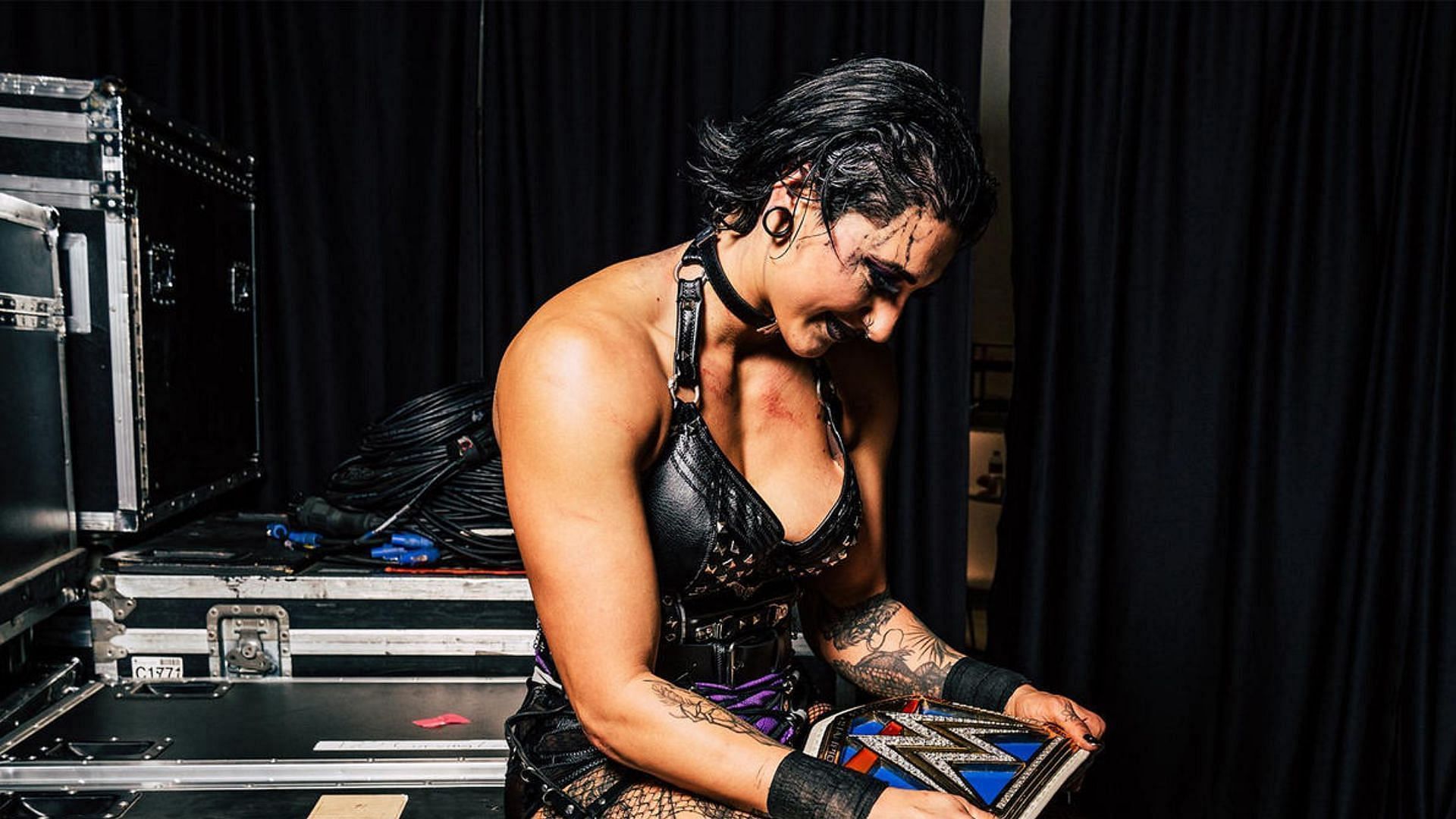 Rhea appeared on NXT alongside Dominik Mysterio