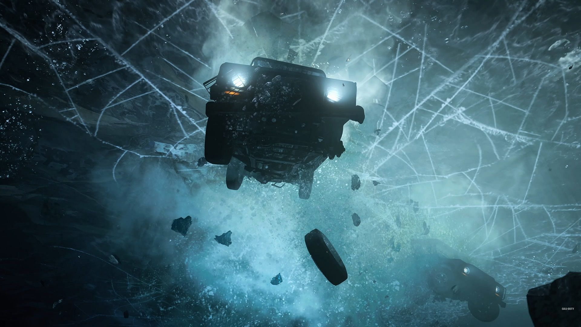 Breakable ice sheet in Modern Warfare 3 (Image via Activision)