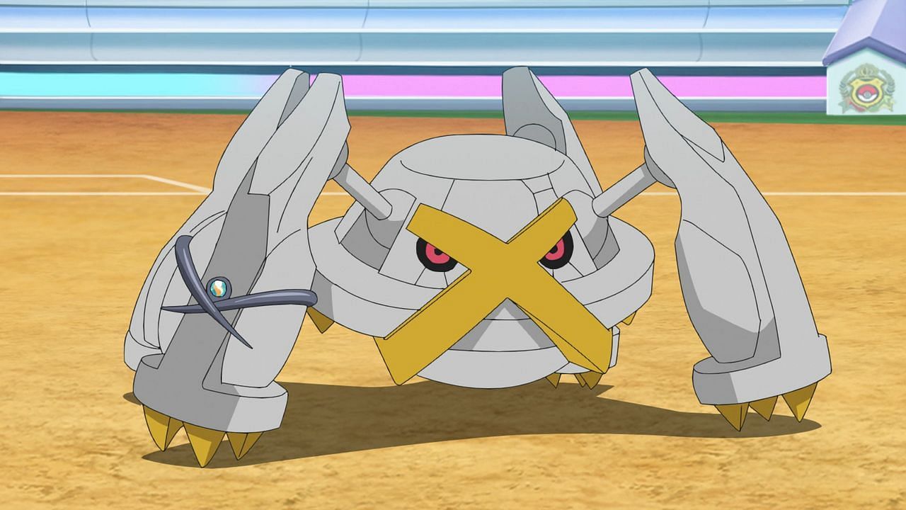 A Shiny Metagross as seen in the anime (Image via The Pokemon Company)