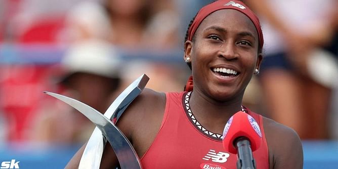 "Losing 1st round in Wimbledon, it was tough" - Coco Gauff reflects on quick turnaround, credits God & church family after Citi Open triumph