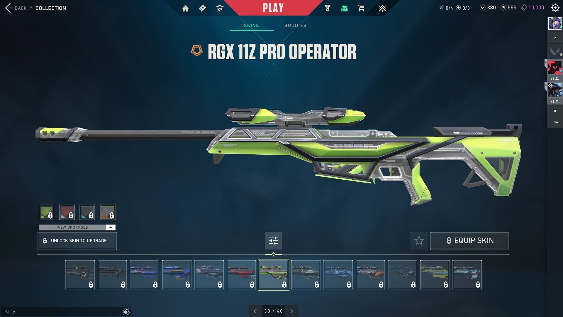 RGX 11Z Pro Operator (Image via Riot Games)