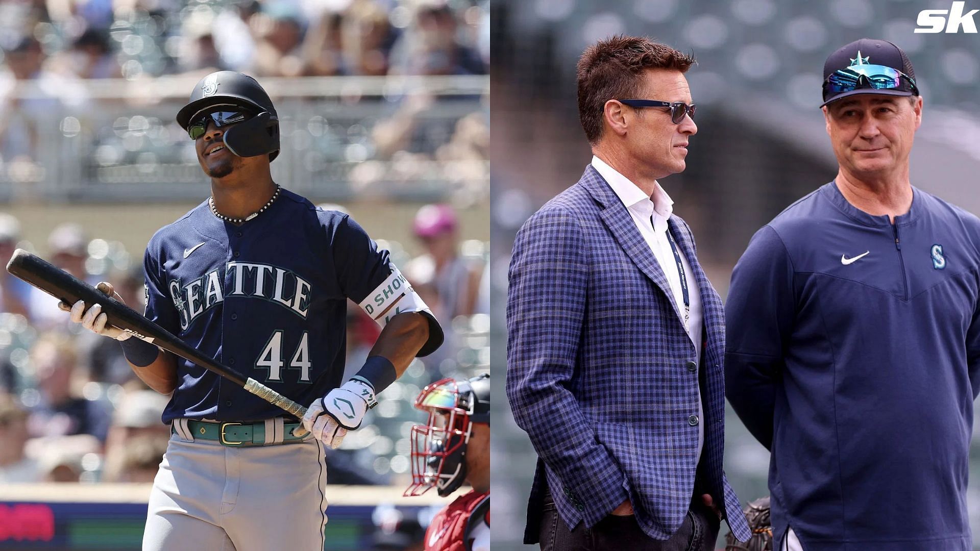Seattle Mariners - Julio Rodriguez, Jerry Dipoto, and Scott Servais
