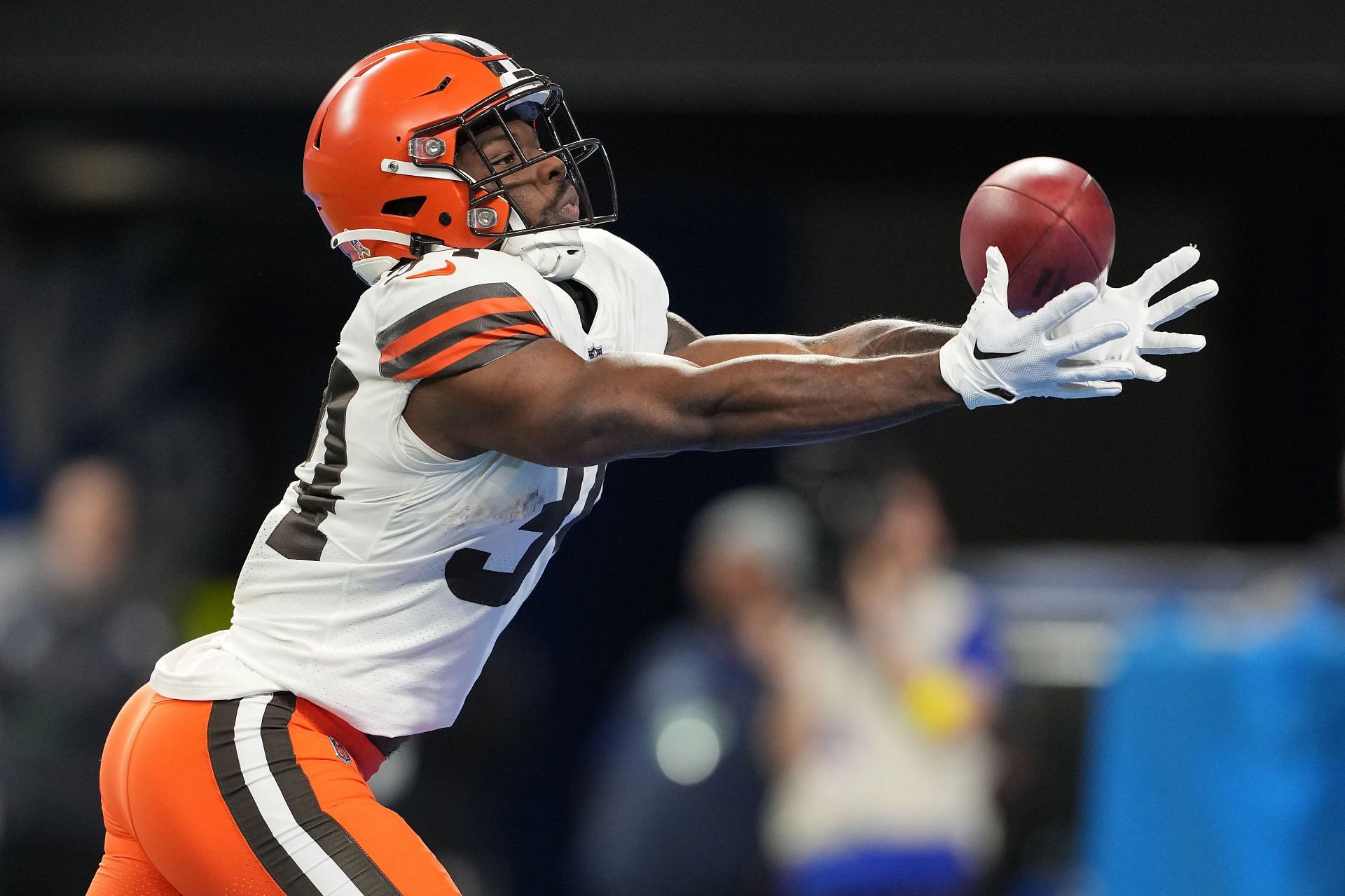 Jerome Ford during Cleveland Browns v Buffalo Bills