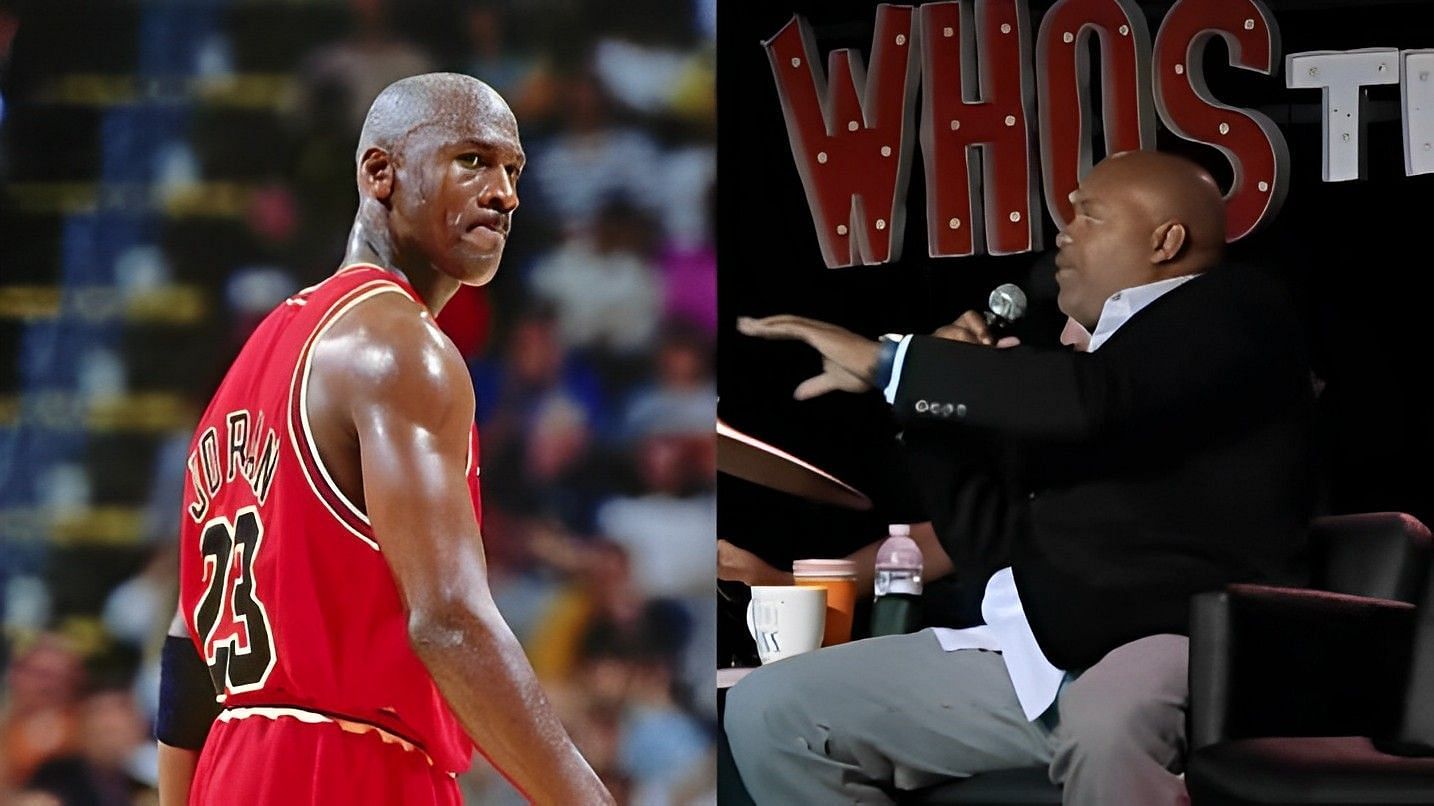 Chicago Bulls legend Michael Jordan and former Vancouver Grizzlies point guard Darrick Martin