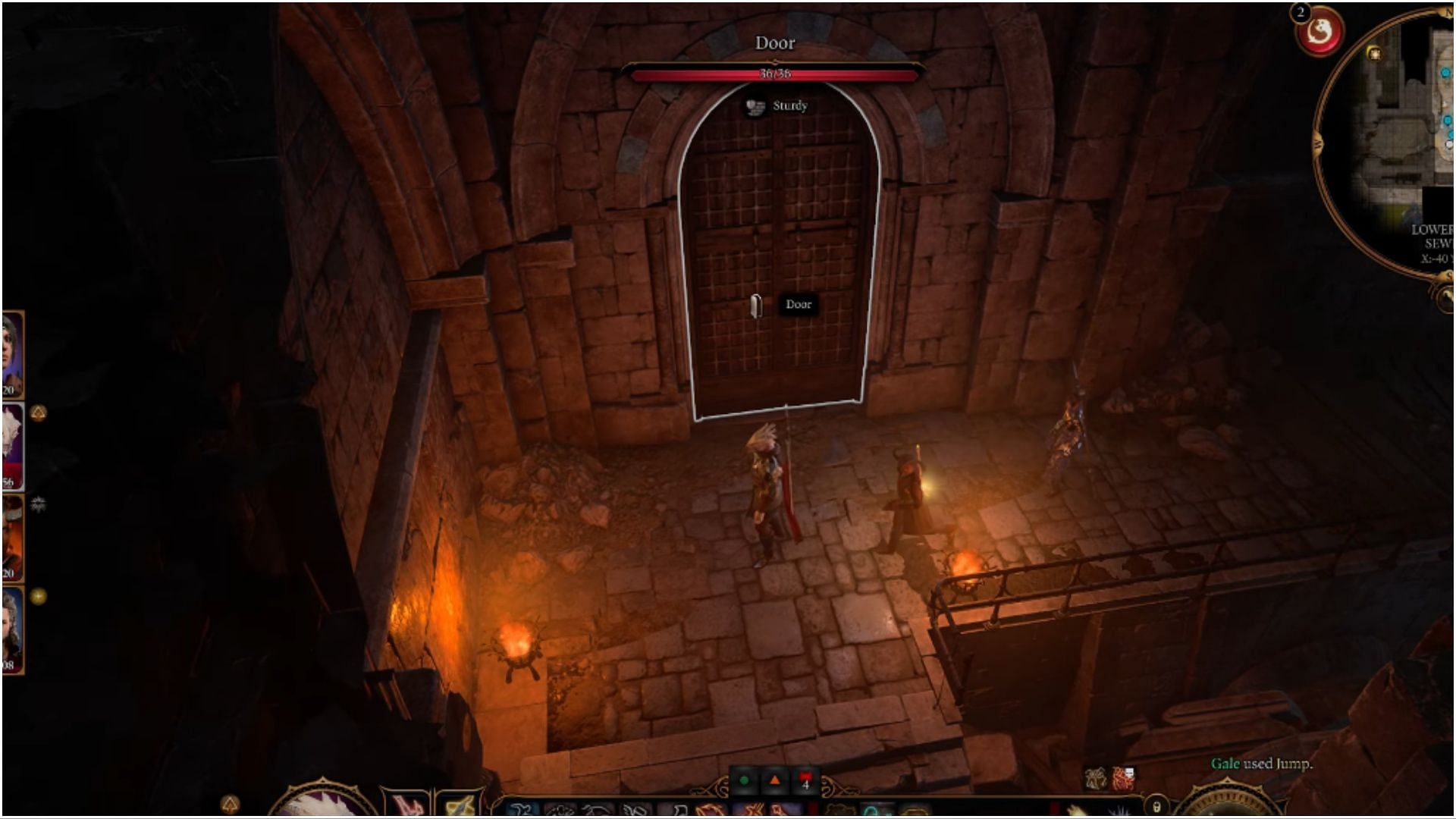 Employ your weapon to break the door (Image via Larian Studios)