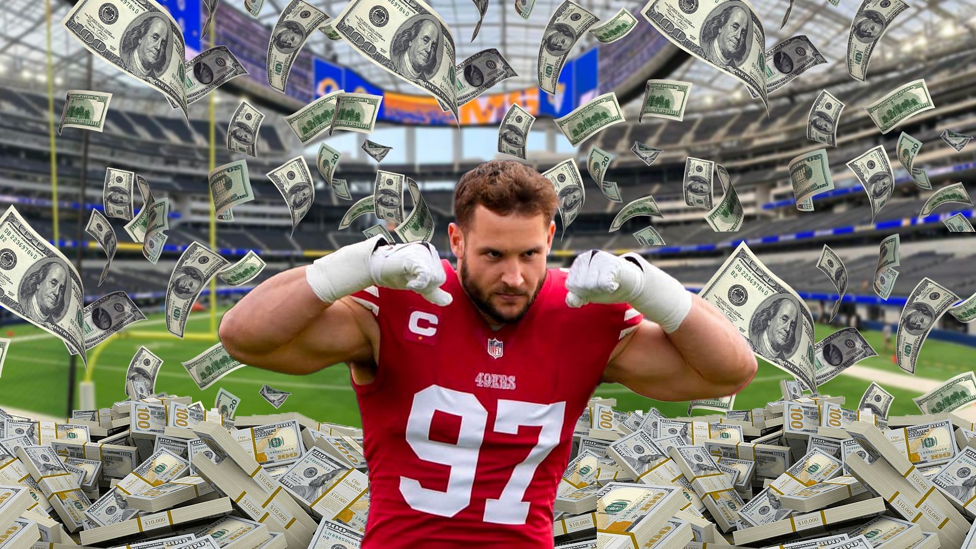 Nick Bosa is set to earn a huge paycheck from the 49ers