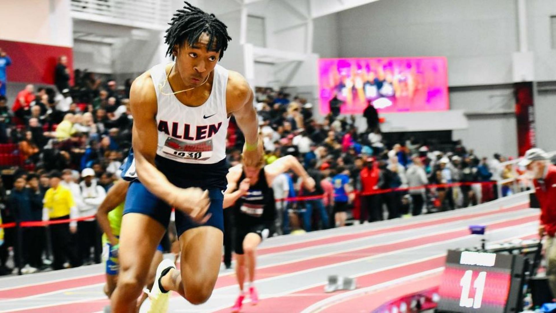 Jonathan Simms at the  AAU Junior Olympic Games (Image via Instagram/Jonathan Simms)