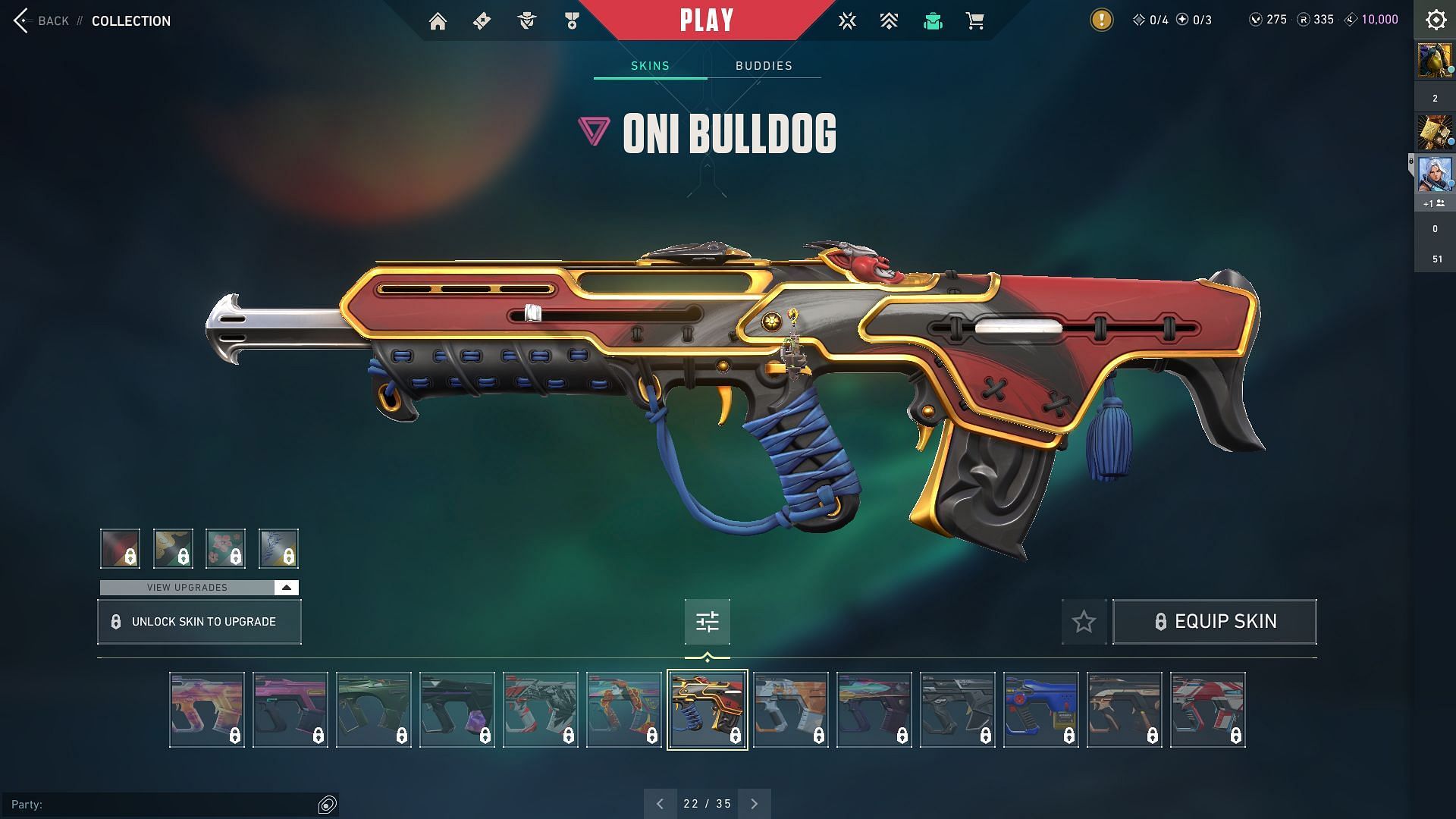 Oni Bulldog (Image via Sportskeeda and Riot Games)