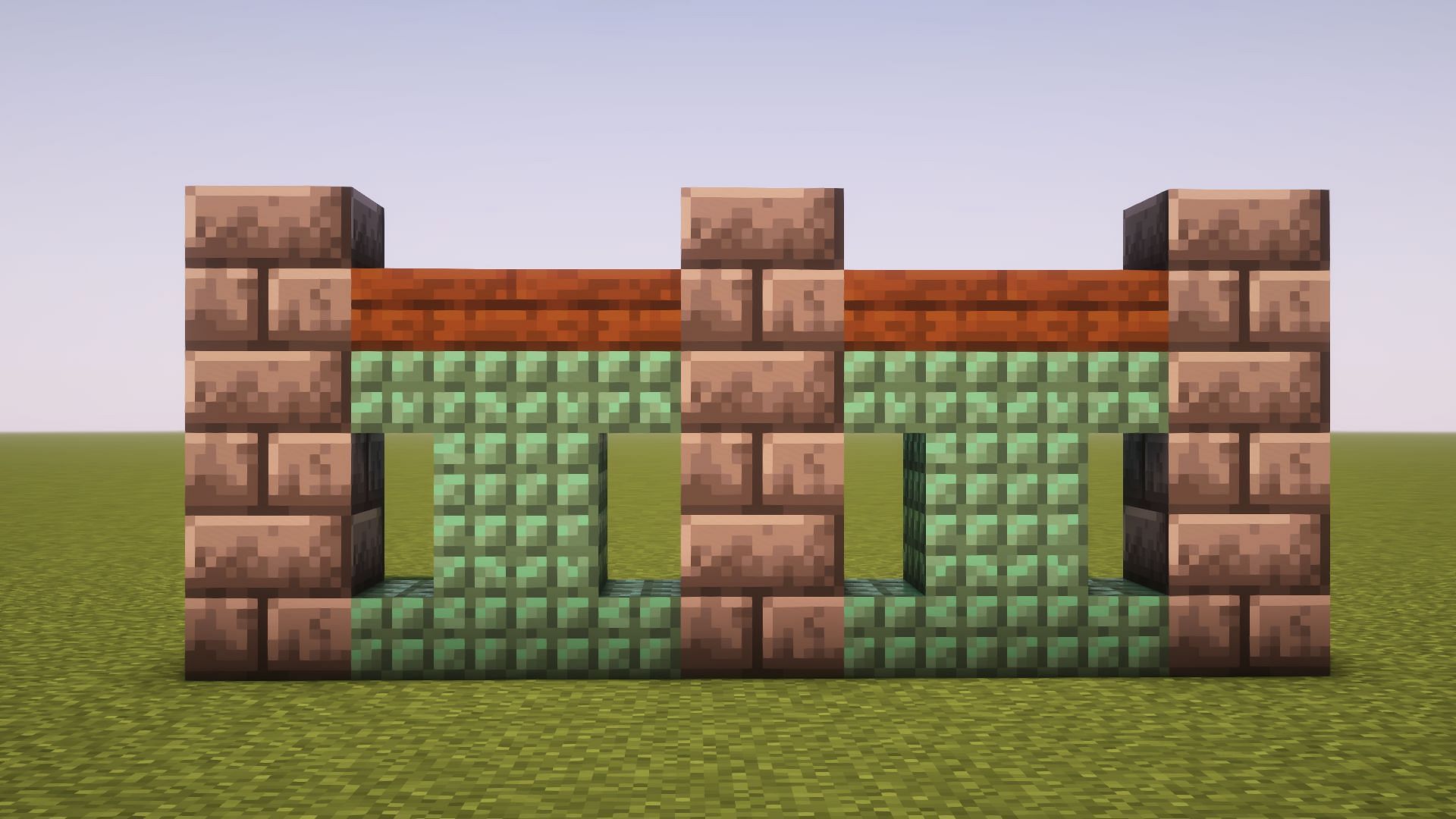 Dark fort wall in Minecraft (Image via Mojang)