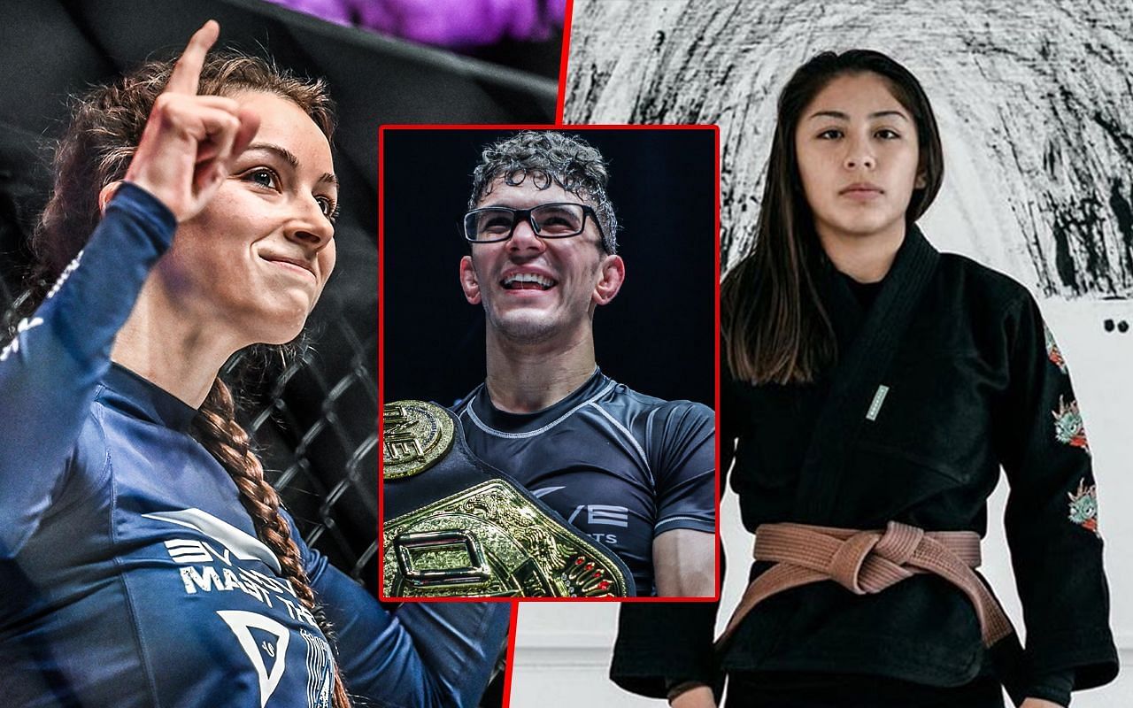 (From left) Danielle Kelly, Mikey Musumeci, Jessa Khan. [Image: ONE Championship]