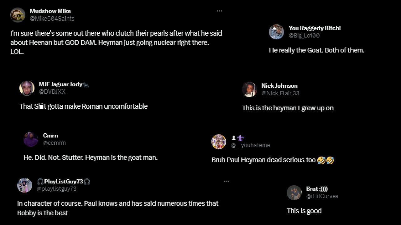 Fans react to Heyman&#039;s in-character comment about Heenan