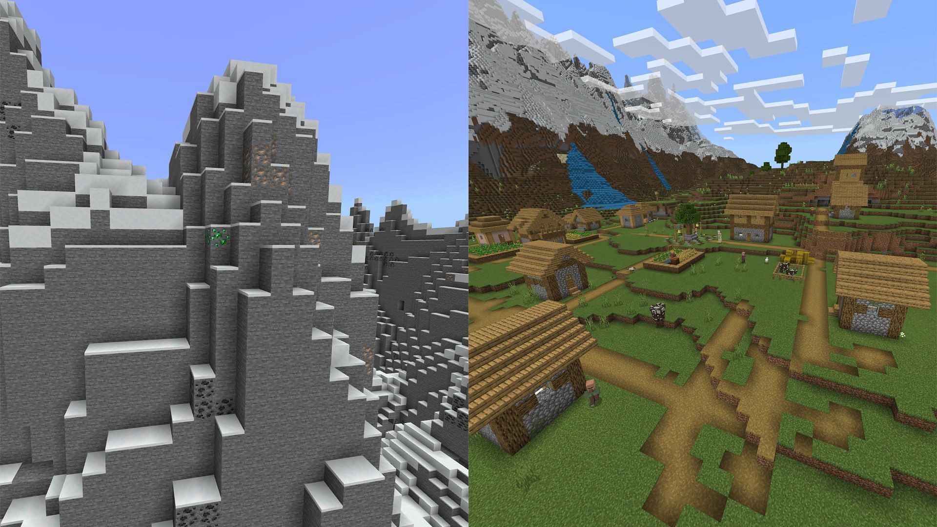 Dainty little village (Image via Minecraft)