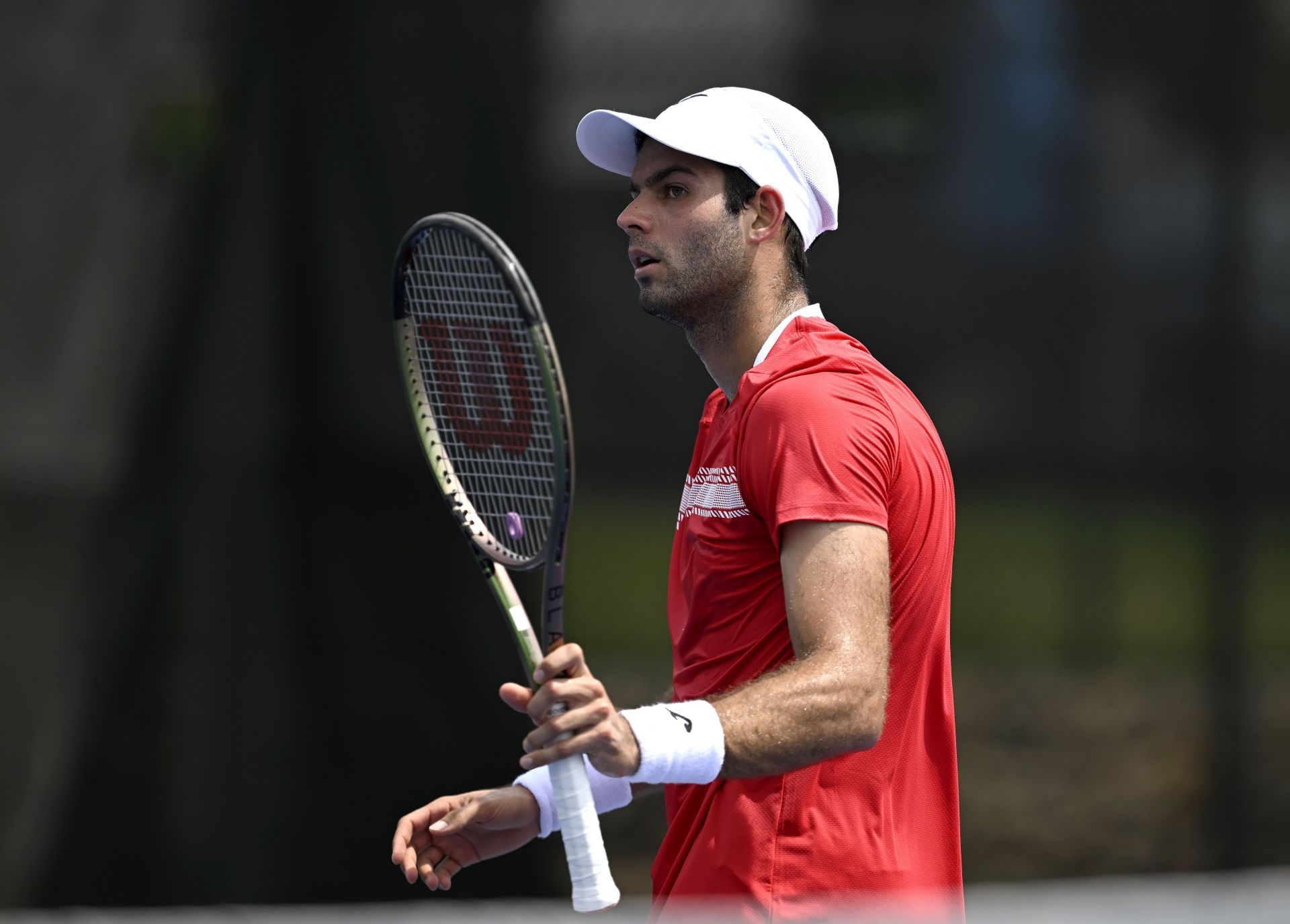 Facundo Diaz Acosta at the 2023 Winston-Salem Open.