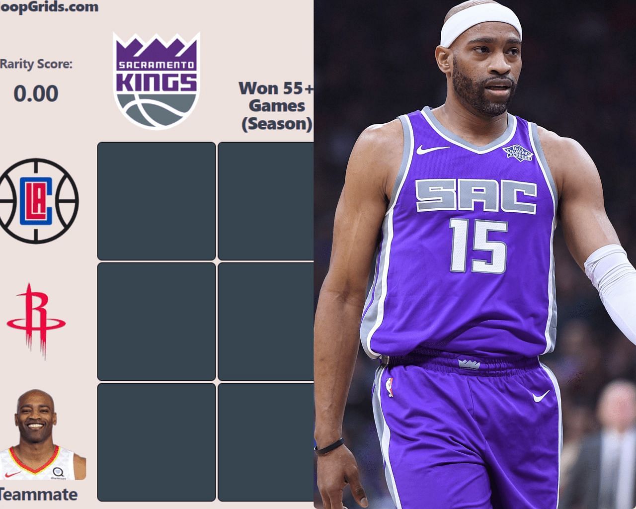 Vince Carter fifth NBA player to play in 1,500 games