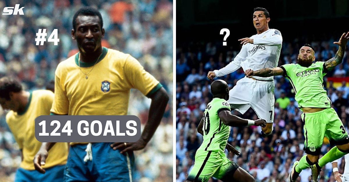 Pele (left) and Cristiano Ronaldo (right)