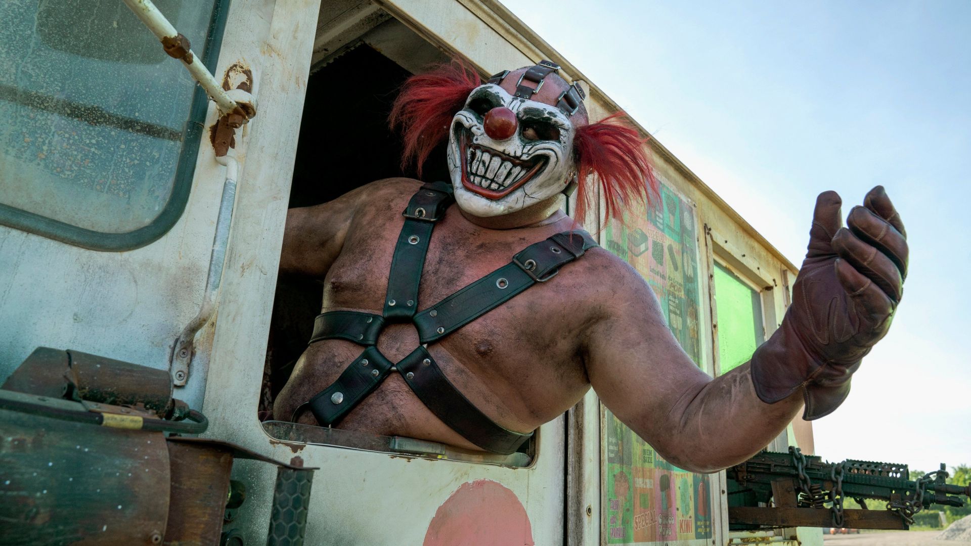 Sweet Tooth from Twisted Metal (Image via Peacock)