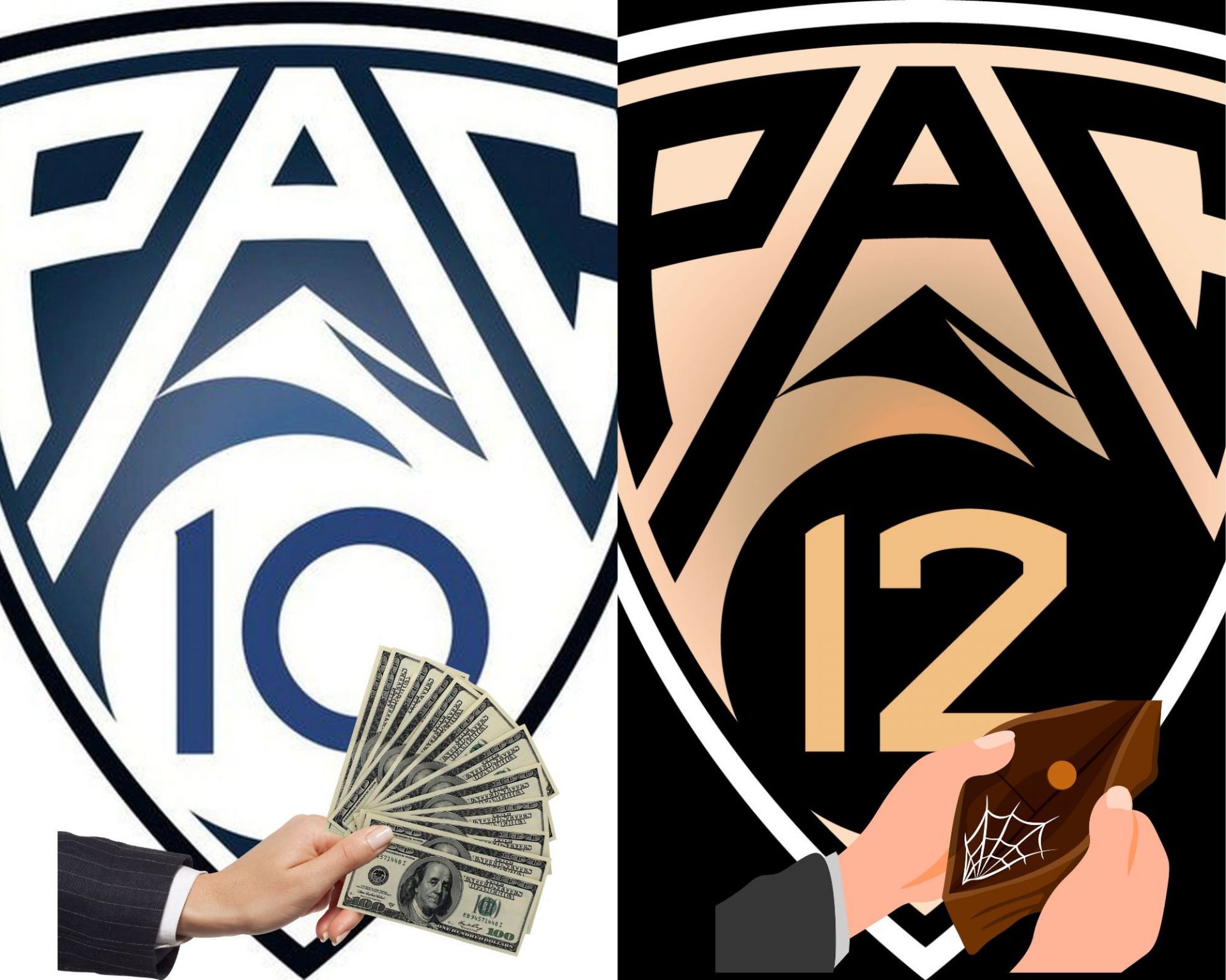 Pac 10 Media deal vs Pac 12 media deal