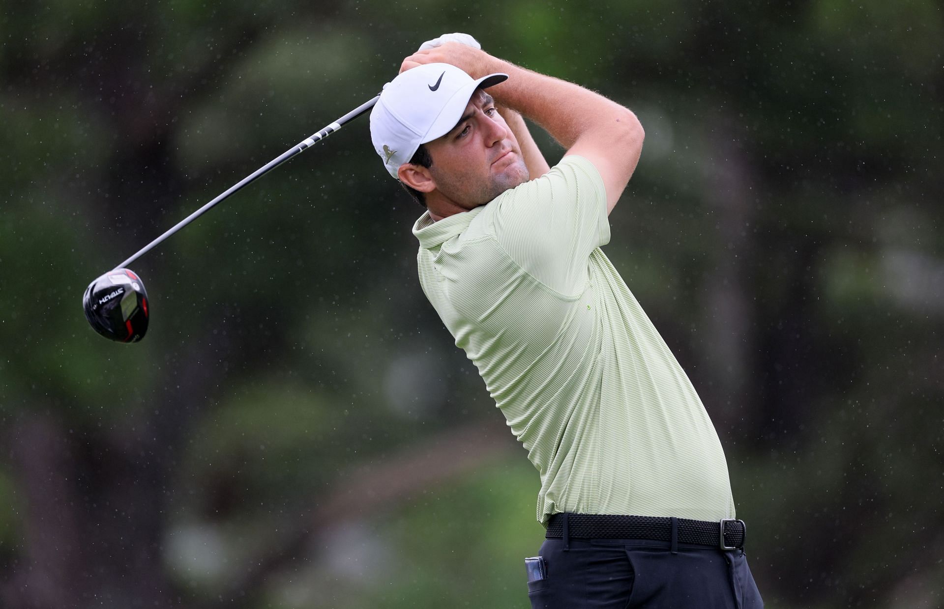 Scottie Scheffler at the FedEx St. Jude Championship 2022 (via Getty Images)