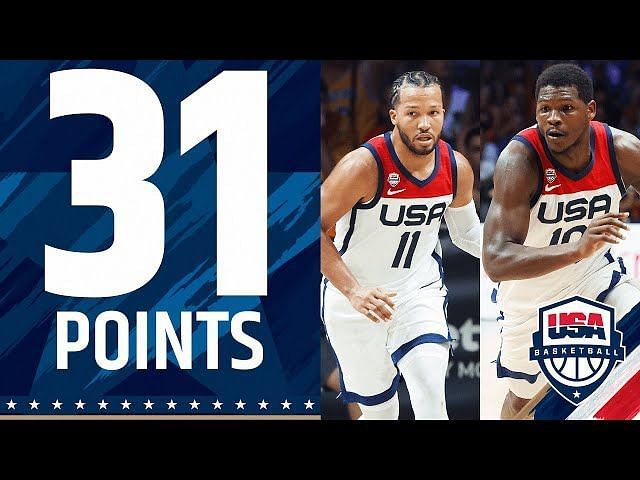 Team USA player ratings vs Spain in FIBA World Cup 2023 Tuneup