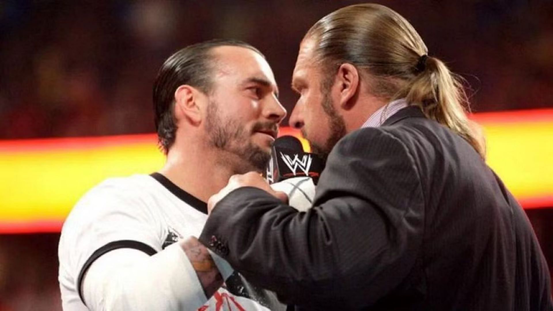 Triple H and CM Punk both worked with each other in WWE