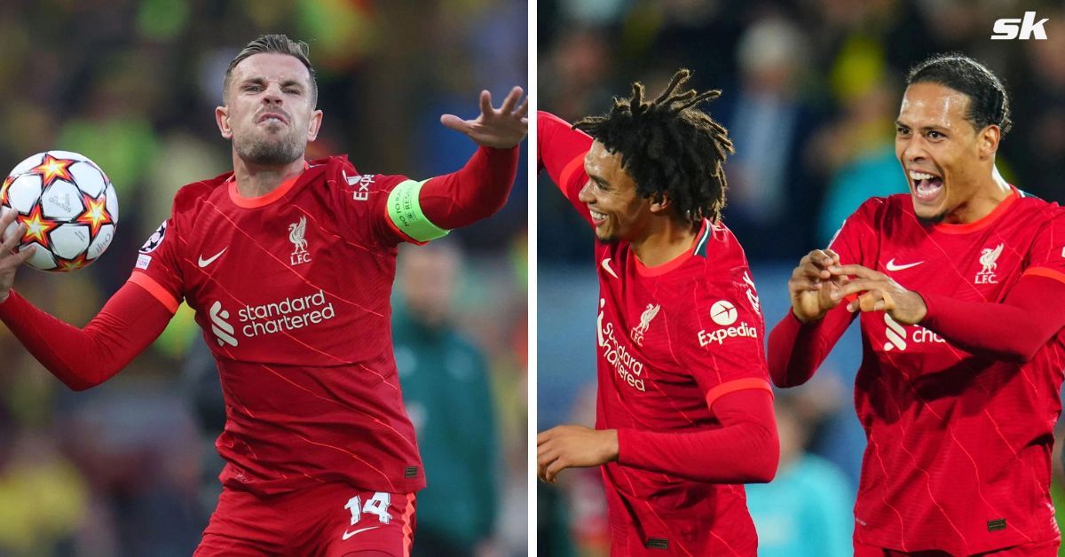 Jordan Henderson sends 3word message to Van Dijk and AlexanderArnold