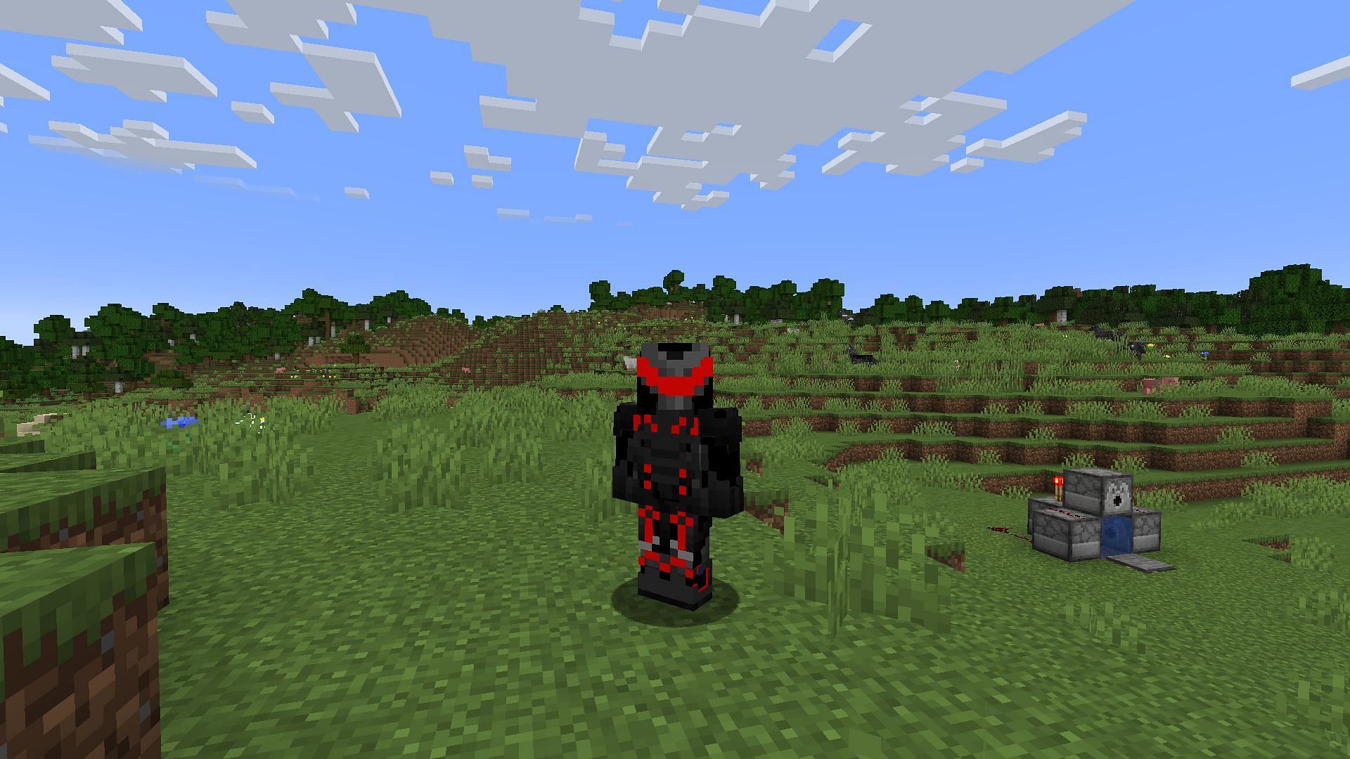 Omega&#039;s full set of armor is lovingly remade by TakeshiUchiha (Image via Mojang)