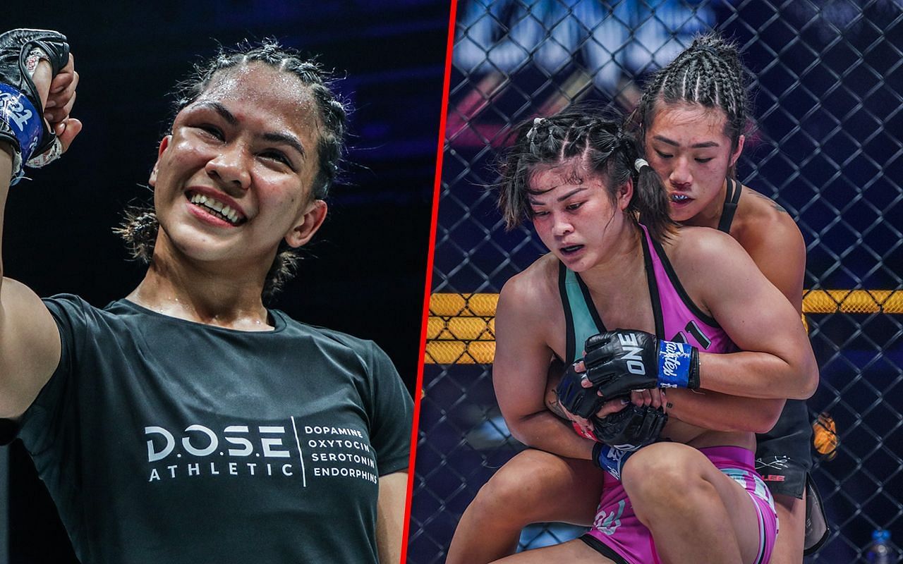 Denice Zamboanga, Angela Lee, and Stamp Fairtex - Photo by ONE Championship