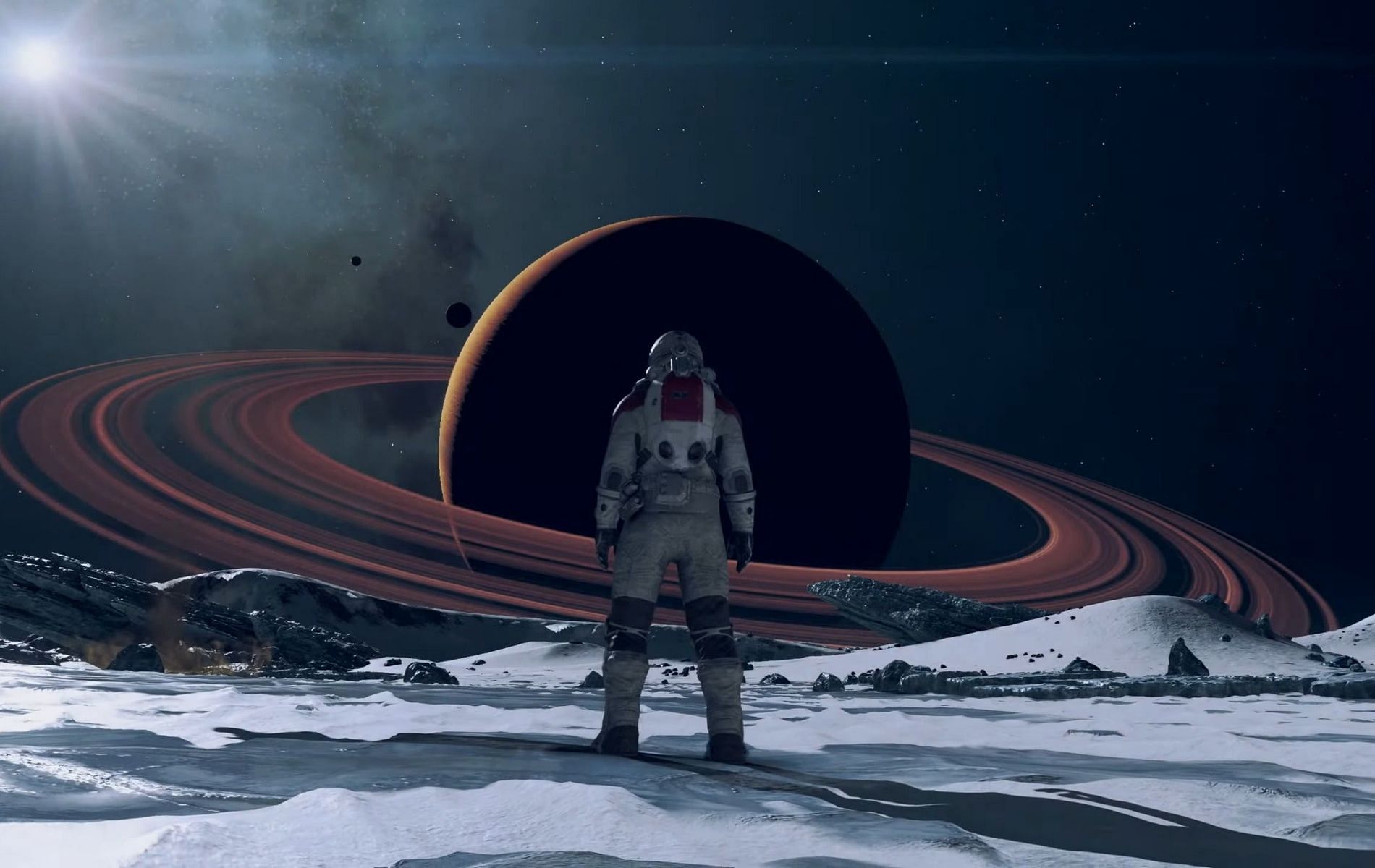 Official promotional screenshot for Starfield by Bethesda Game Studios