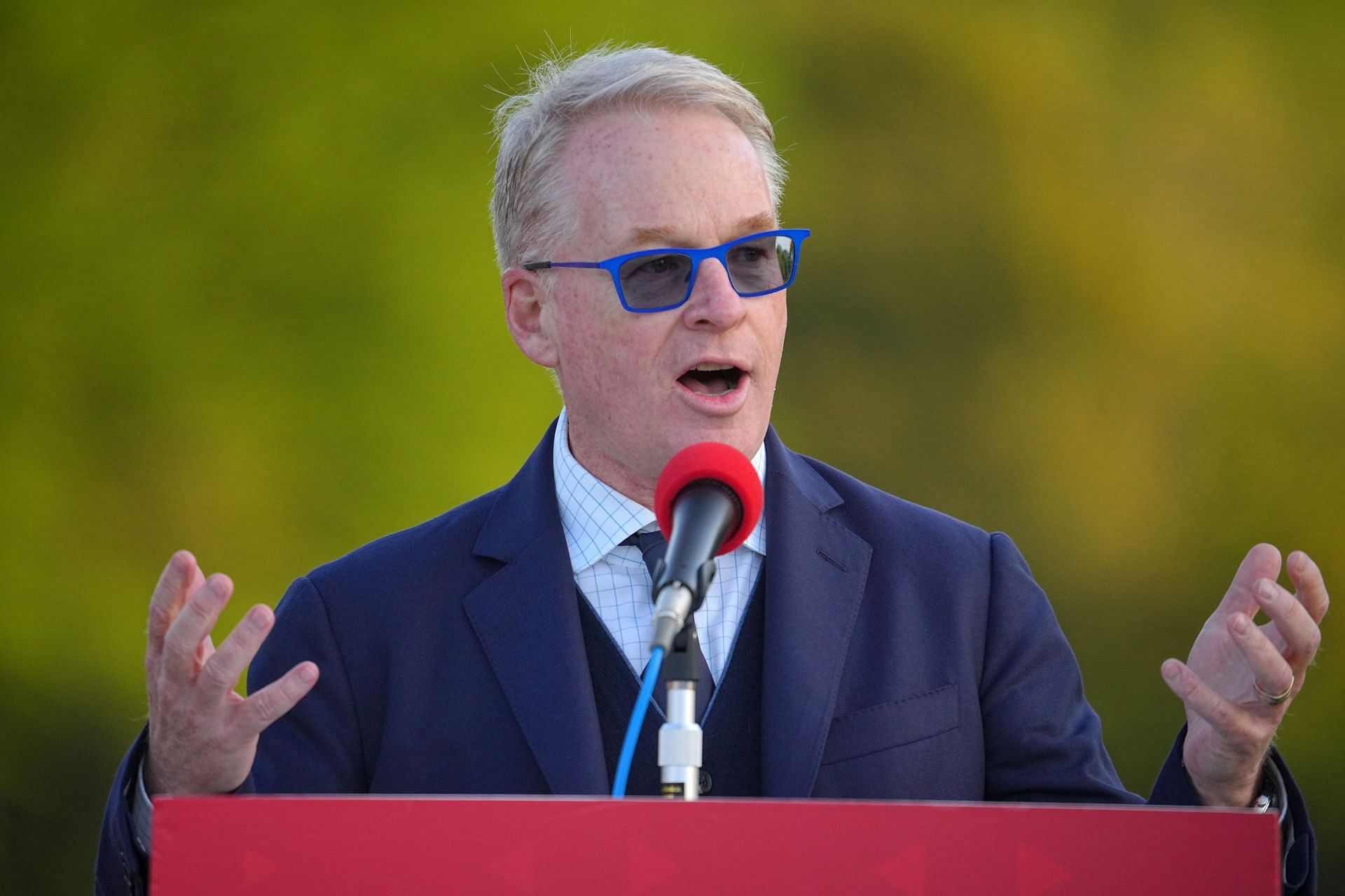 Keith Pelley, the CEO of DP World Tour (Image via Getty)