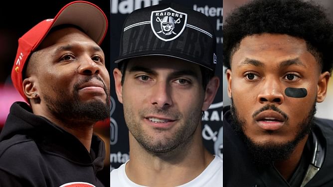 Damian Lillard gives honest assessment on Raiders chances with Jimmy Garoppolo amidst Josh Jacobs uncertain future