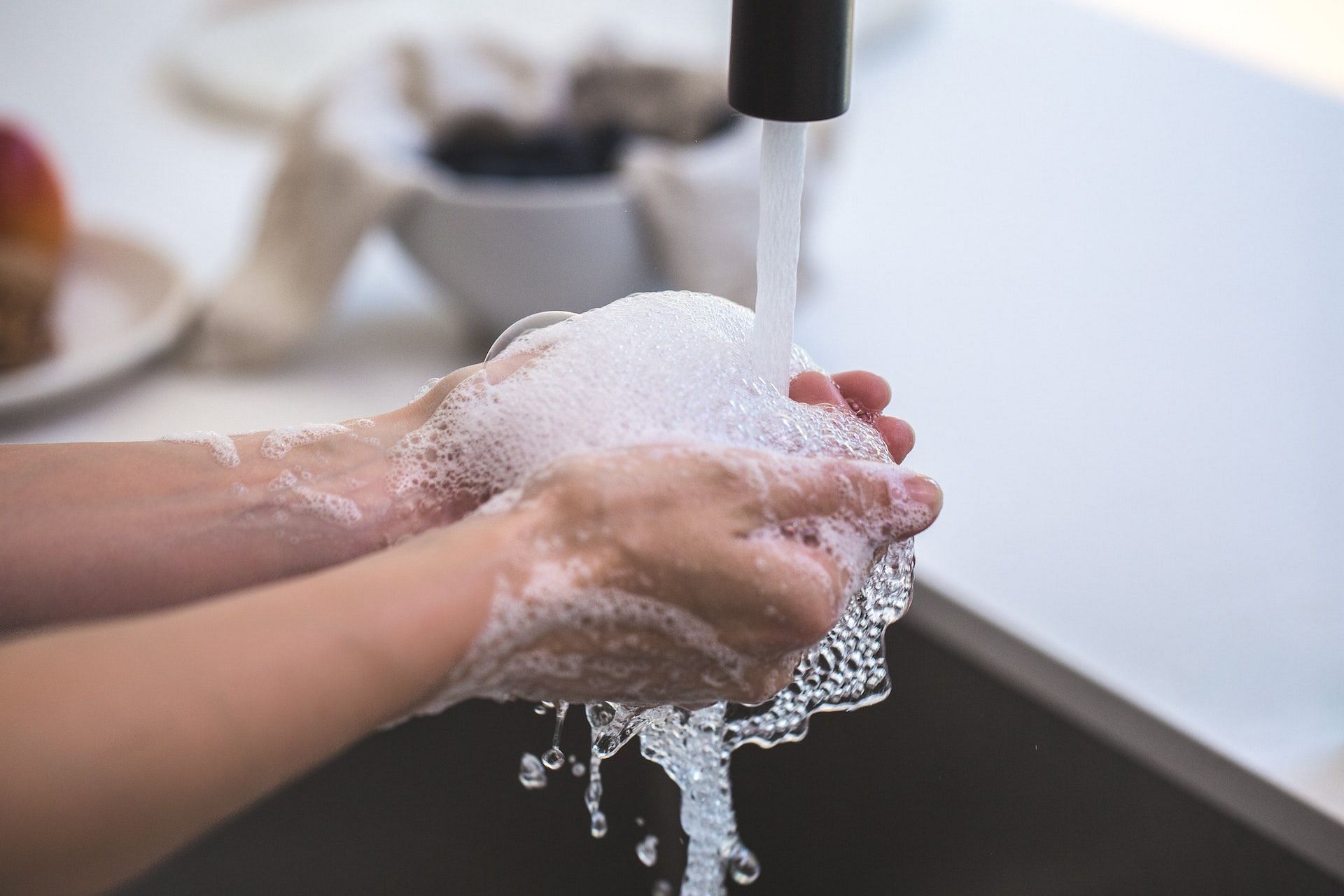 Wash your hands. (Photo via Pexels/Burst)
