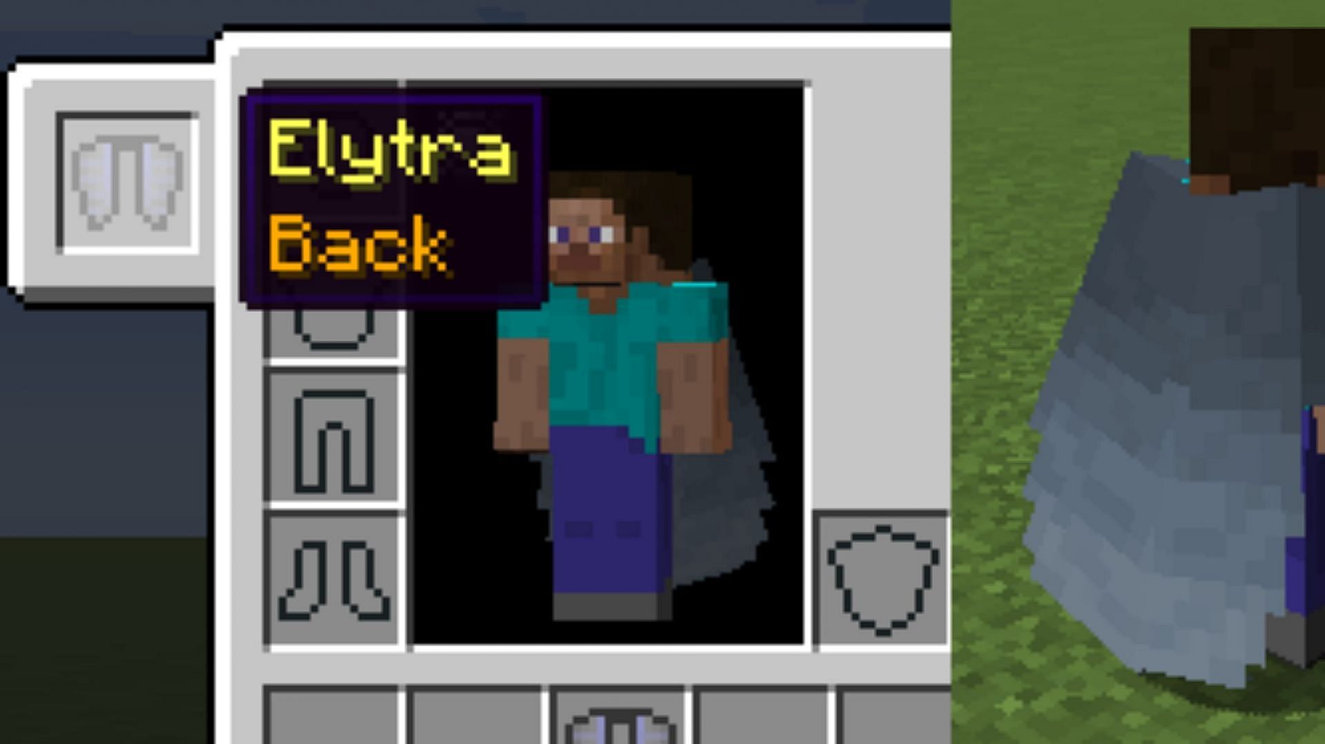 Elytra Slot allows players to wear both armor chestplates and Elytra in Minecraft 1.20 (Image via CurseForge)
