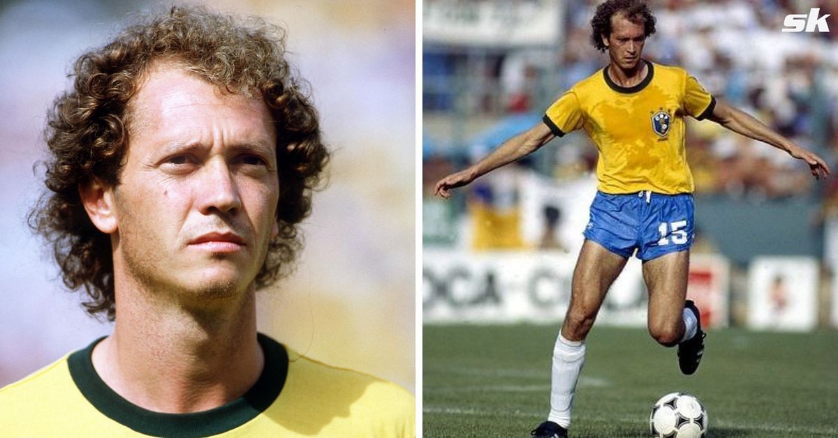 Brazilian midfielder Paulo Roberto Falcao