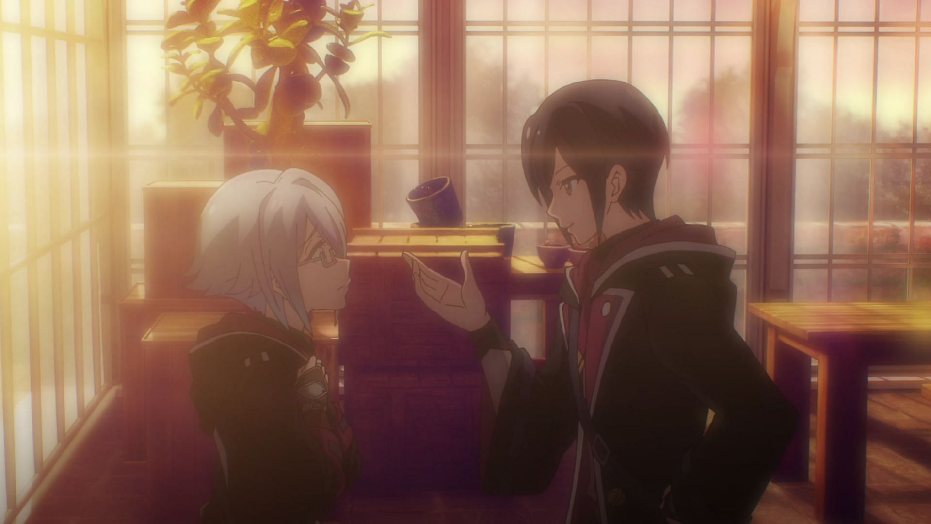 Pete and Oliver as seen in the Reign of the Seven Spellblades anime (Image via J.C. Staff)