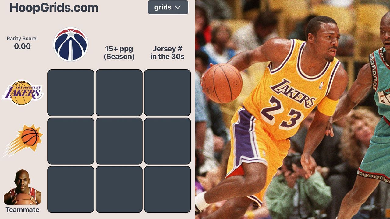 The August 23 NBA HoopGrids puzzle has been released.