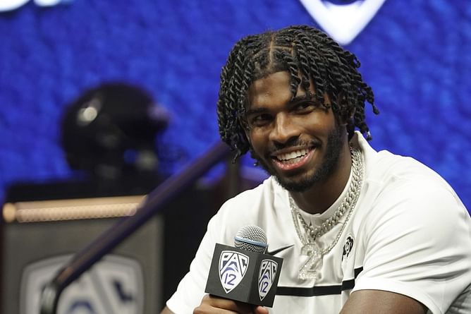 In Photos: Shedeur Sanders live tour of the locker room, "Future Heisman Winner"