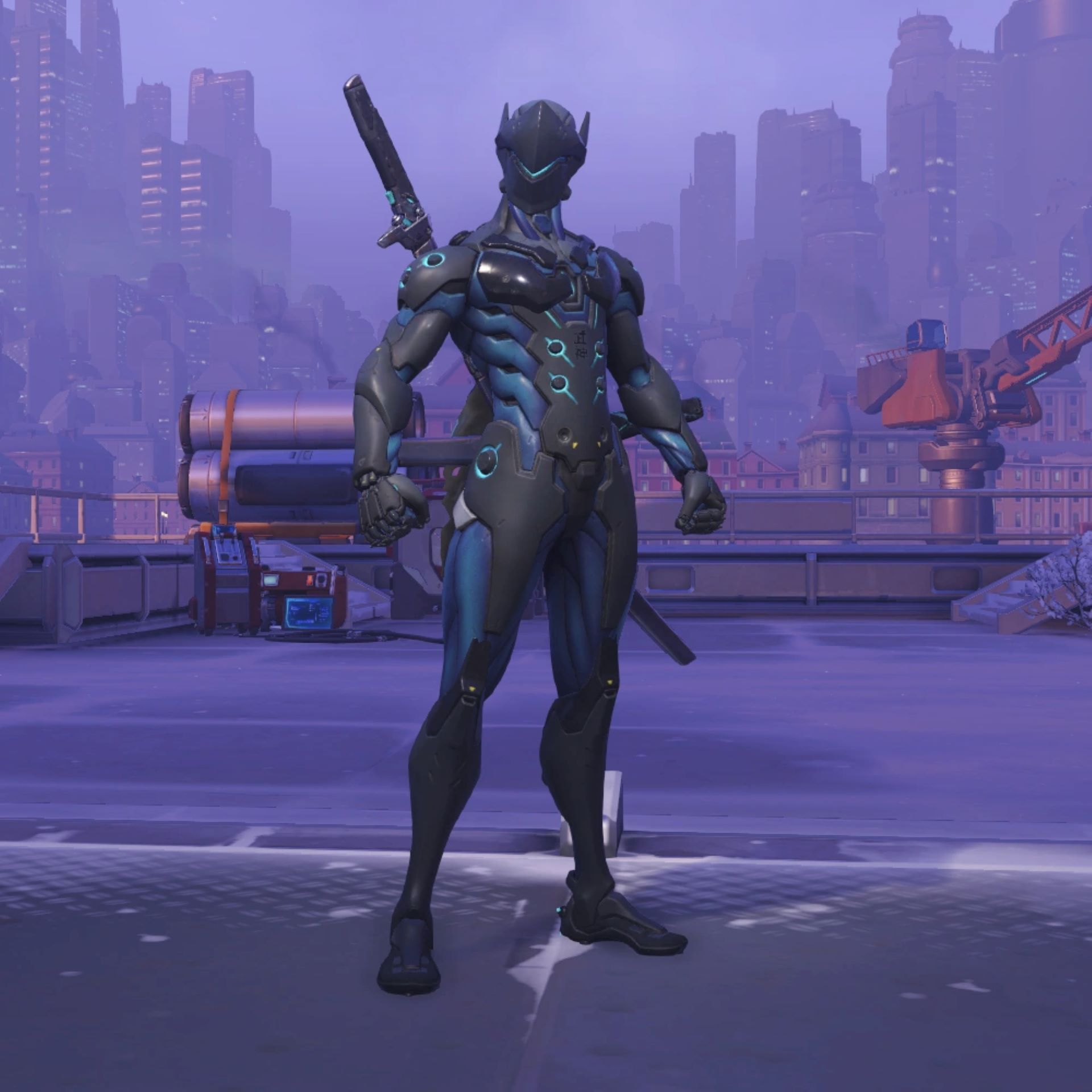 Carbon Fiber Genji (Image via Blizzard Entertainment)