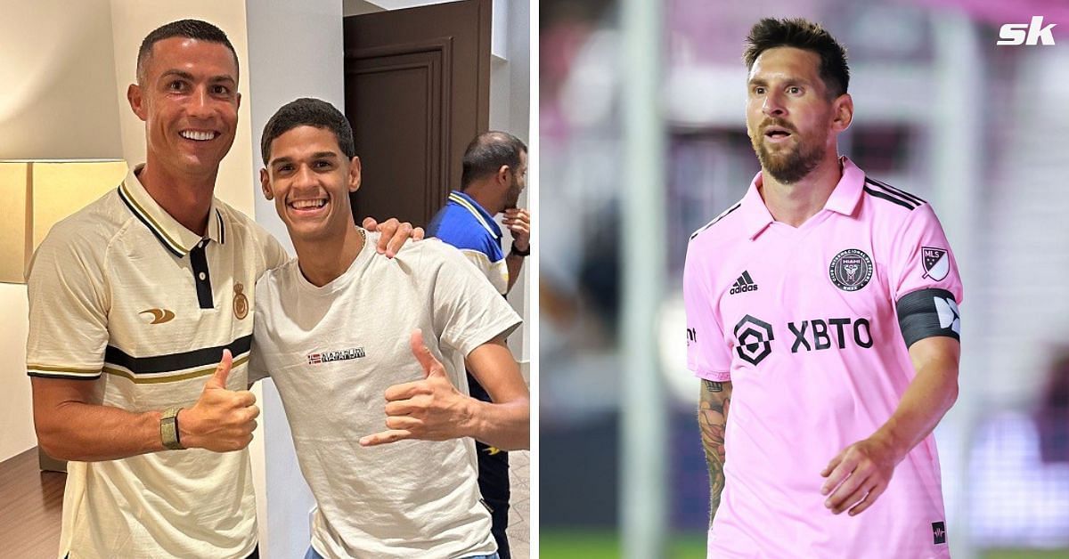 Influencer took shots at Lionel Messi using Cristiano Ronaldo reference