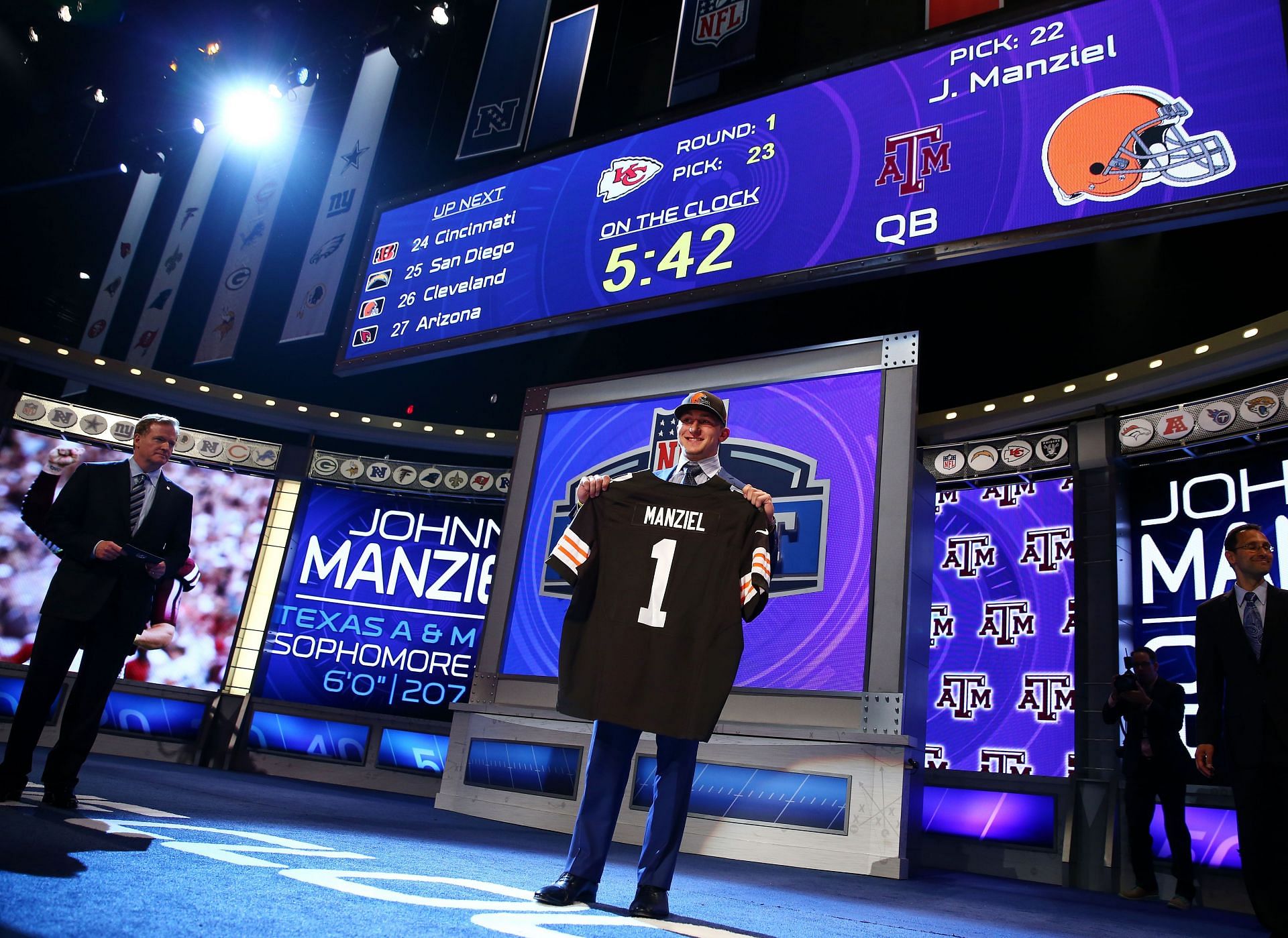 Manziel at the 2014 NFL Draft