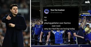 "What is this", "We losing today" - Chelsea fans react as Mauricio Pochettino names 28-year-old star in XI to face Liverpool