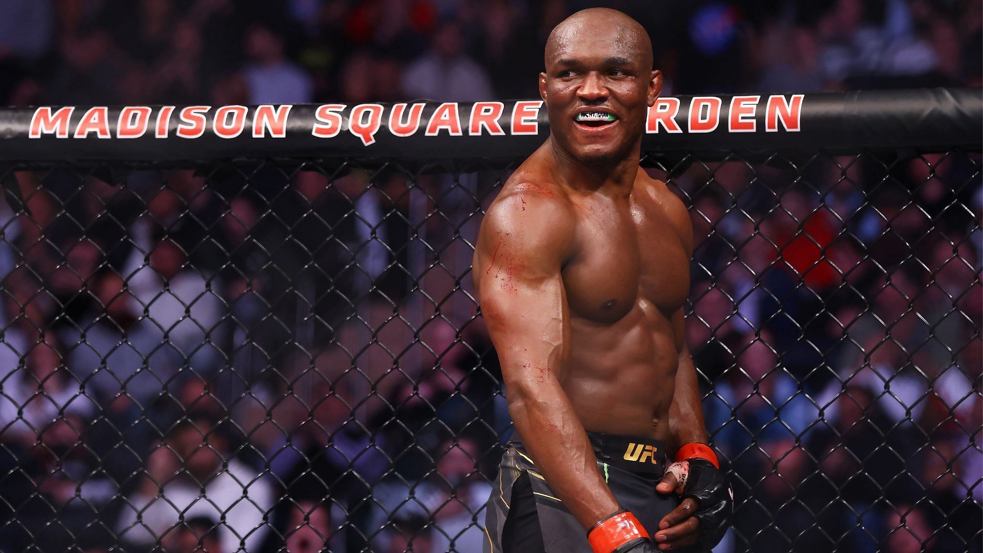 Kamaru Usman at UFC 268 against Colby Covington