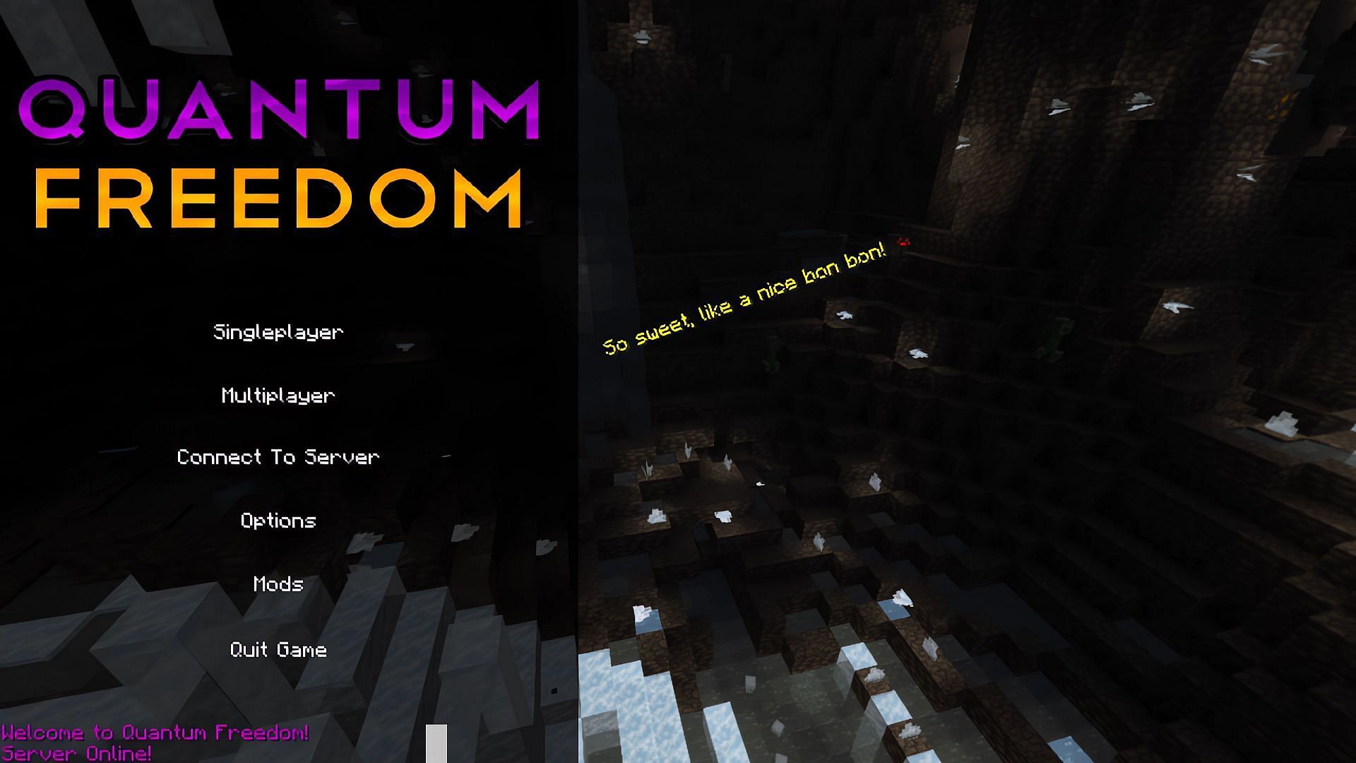 Quantum Freedom allows players to build, create, and automate all the way into space (Image via Waddon1/Modrinth)