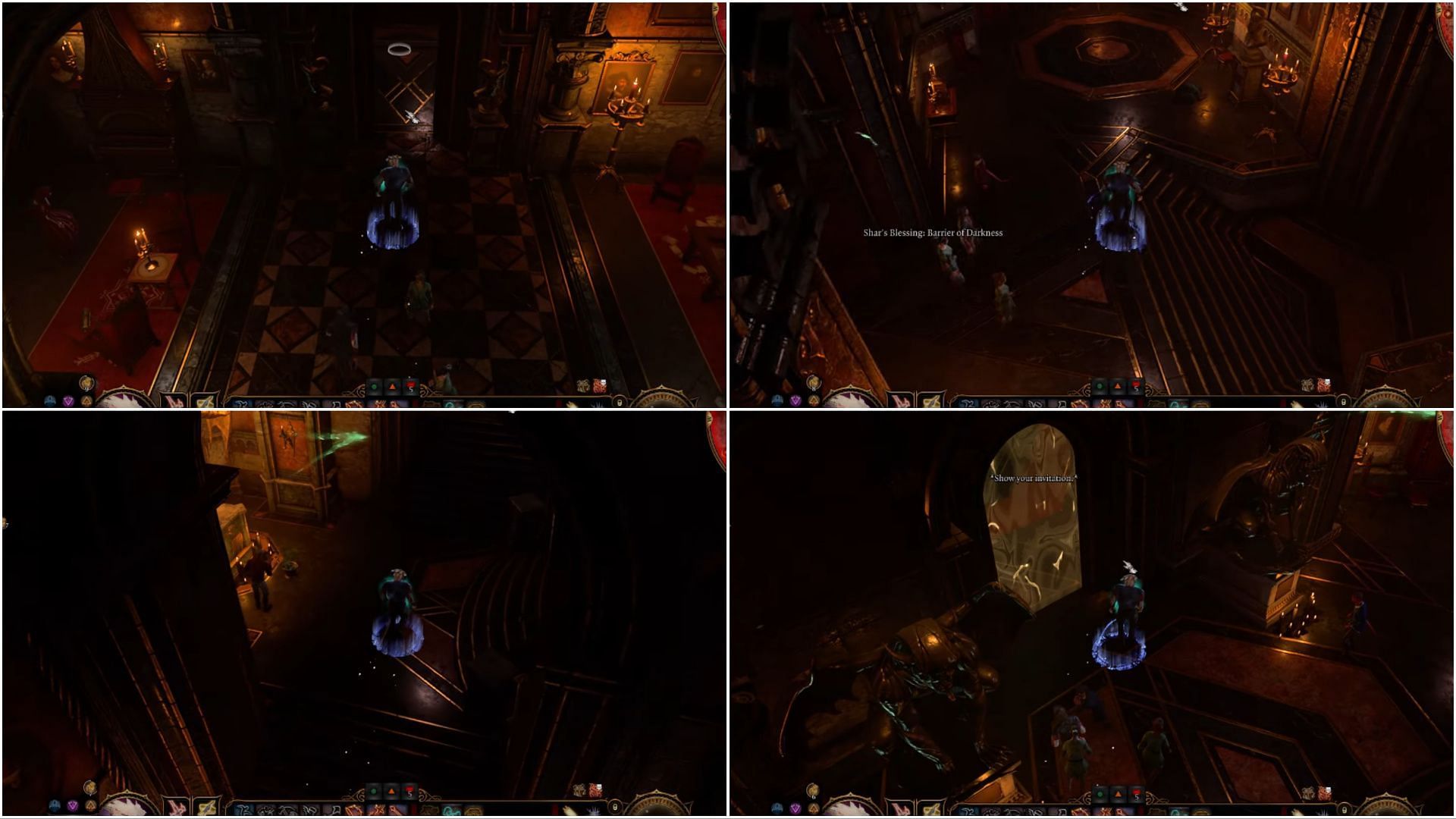 The Mystic Force Curtain in Baldur&#039;s Gate 3 (Image via Larian Studios)