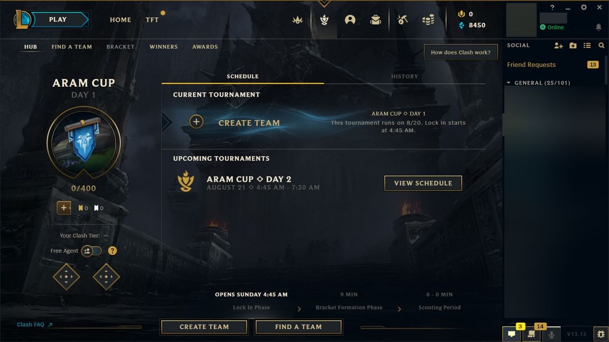 ARAM Clash ARAM Clash is returning to League of Legends Schedule, requirements, and more