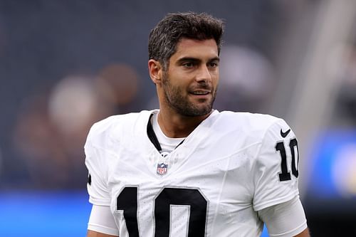 Jimmy Garoppolo at Las Vegas Raiders v Los Angeles Rams