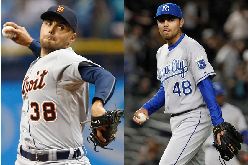 Which Tigers players have also played for the Royals? MLB