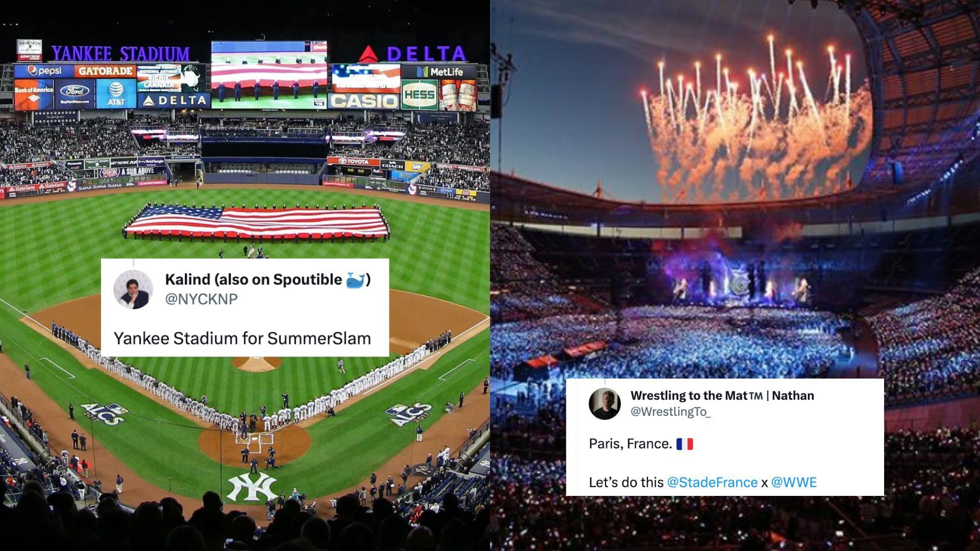 Fans are hoping to see big events come to their cities soon.