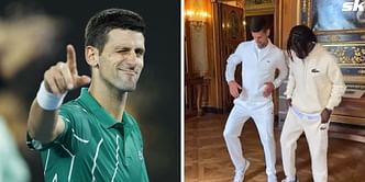 Watch: Novak Djokovic takes a shot at learning Michael Jackson's iconic dance moves with French street dancer Salif Gueye