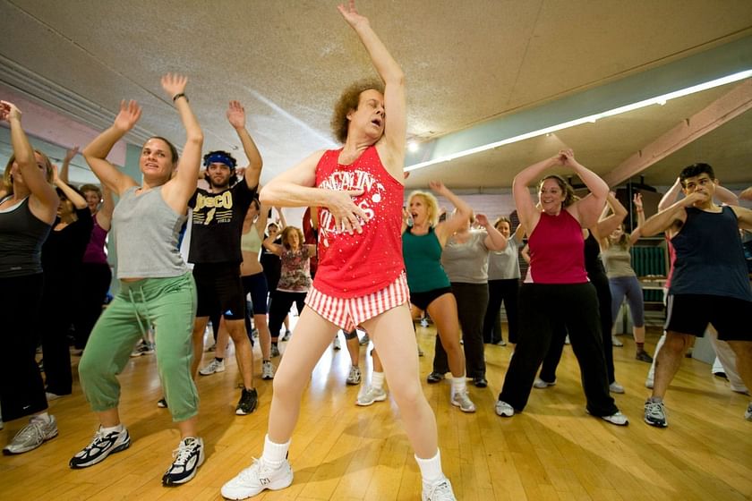 Sweatin' to success with the Richard Simmons workout