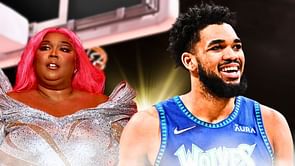 Lizzo once hit on Karl-Anthony Towns while sitting courtside at Timberwolves-Lakers game